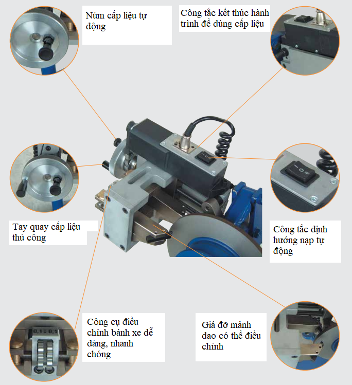 Cấu tạo máy tiện láng đĩa phanh TD302